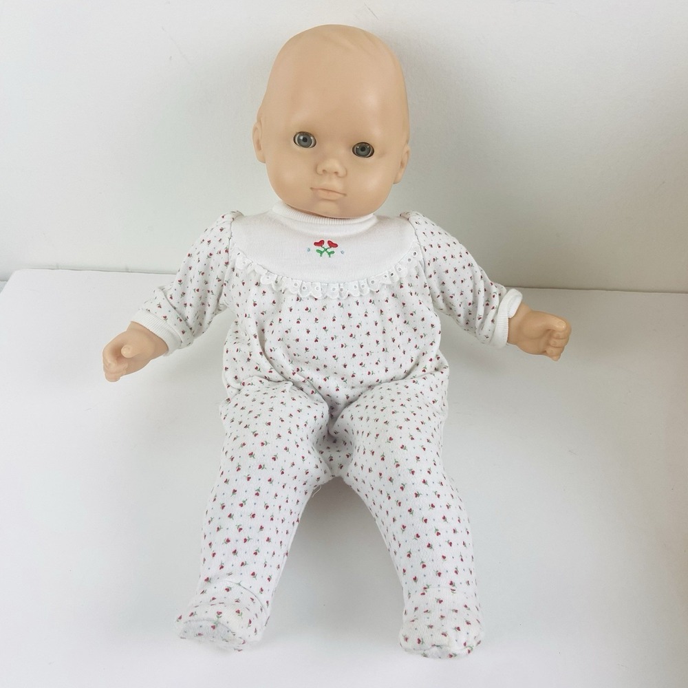 American Girl Bitty Baby and Lullaby Moses Basket Bitty Bear Carrier Gray Eyes - Picture 13 of 16